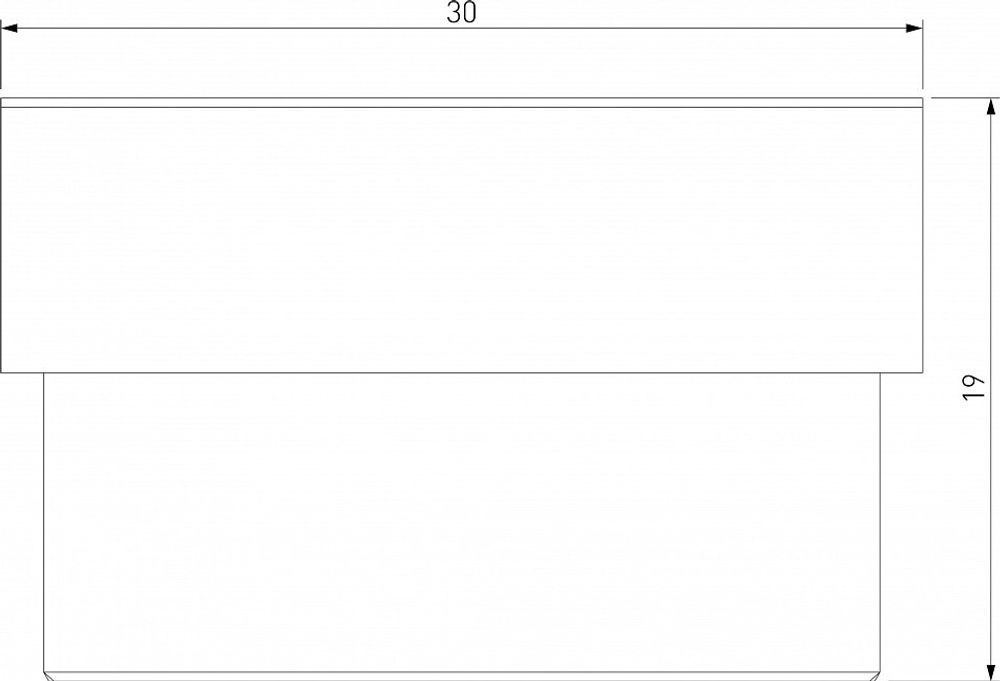 Заглушка для модуля Elektrostandard Module System a066191