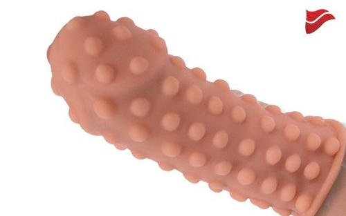 Насадка на фаллос KOKOS Extreme Sleeve 002, бугорки, 14,7 см