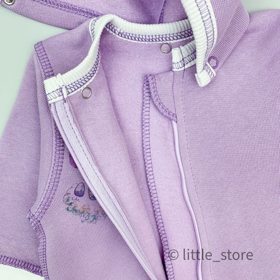 Комбинезон утепленный "Зайкины истории" лиловый