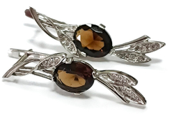 Ювелирные серьги из серебра