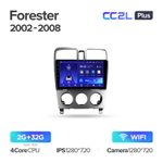 Teyes CC2L Plus 9" для Subaru Forester 2002-2008