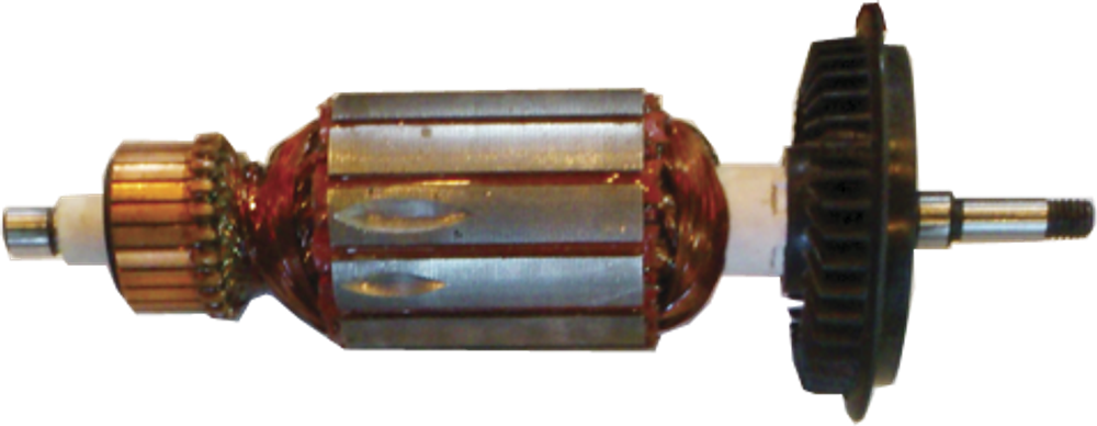 Якорь мшу Bosch GWS  6-100/115/125 (резьба, D:6/8/35/23.1/7-мм, L:153-мм, а: 1604010626) [AEZ]