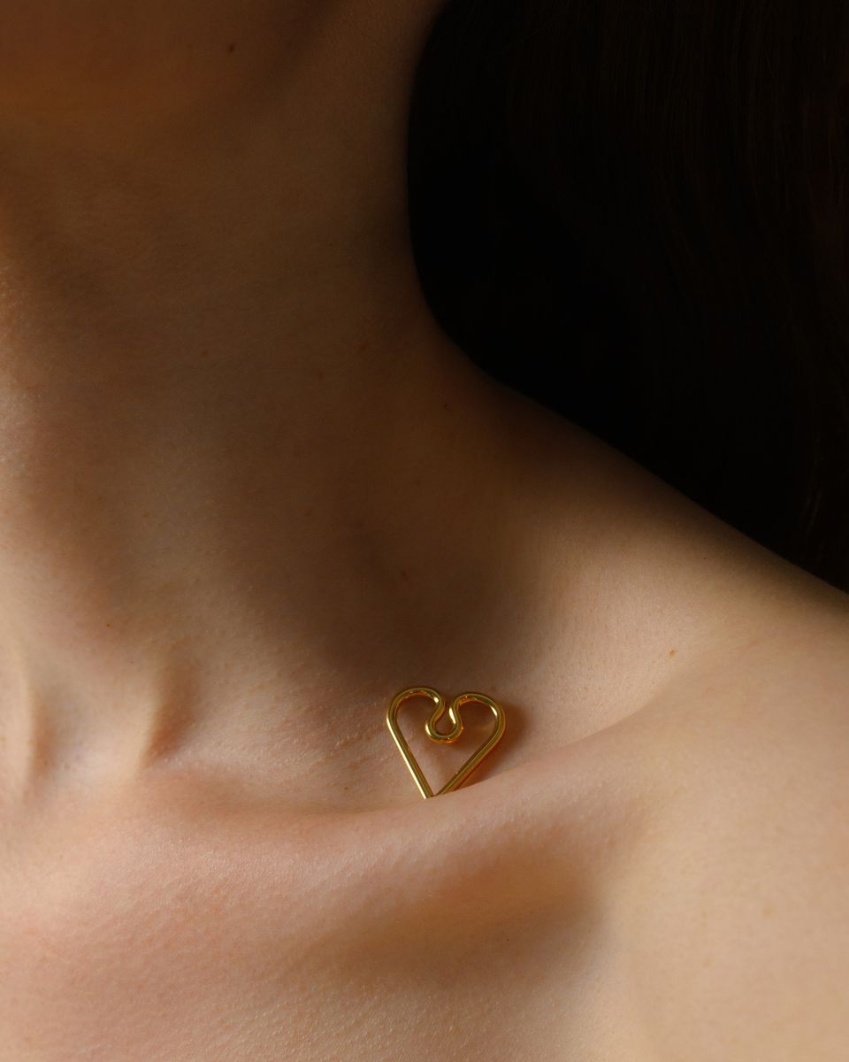 Кулон Open Heart Golden