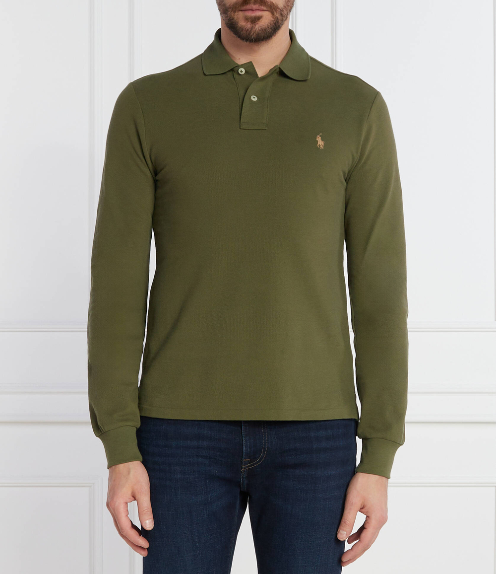 Поло POLO RALPH LAUREN - оливковый(710681126)