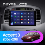 Teyes CC3 9" для Hyundai Accent 2006-2011