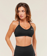 Топ GYMSHARK Graphic Sports Bra Black