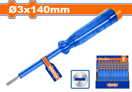 Oтвертка индикаторная 3х140мм (60/480) WADFOW WTP1501