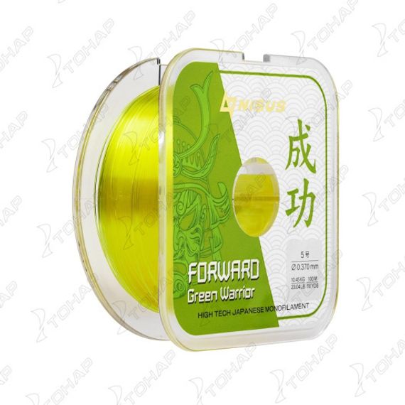 Леска FORWARD Green Warrior 0,370mm/100m Nylon (N-FGW-0370-100) Nisus