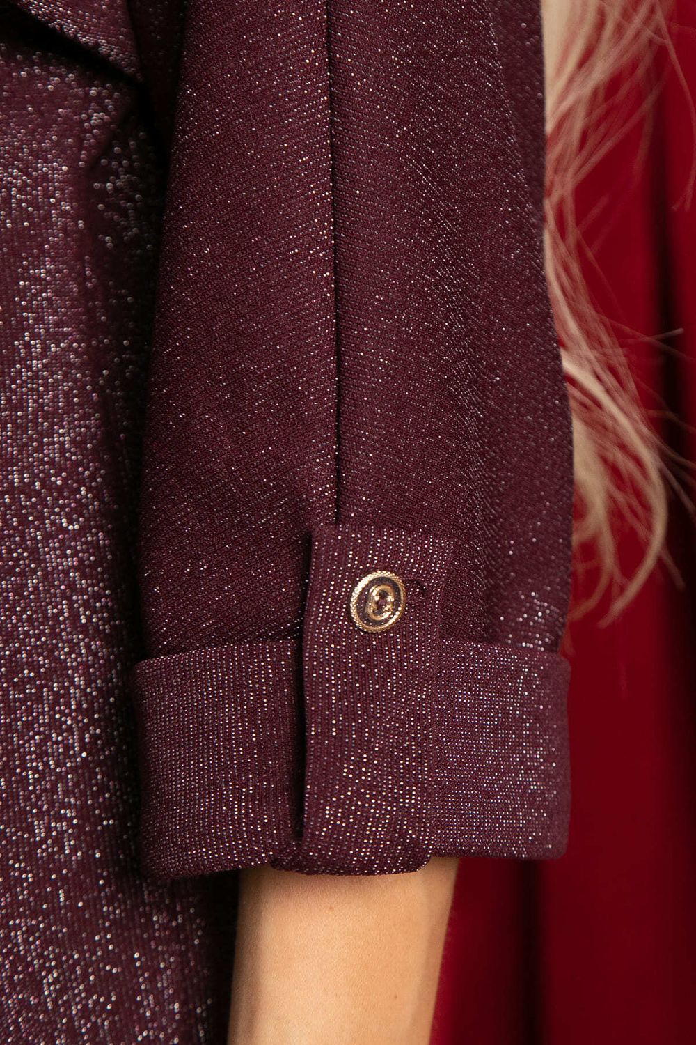 Блуза Ариозо (темно-бордовая) Б14932-24М LT Collection