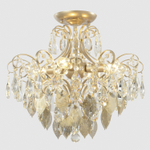 Светильник потолочный Crystal Lux ESMIRALDA PL4 GOLD