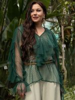 Блуза Диантус (зеленая) Б15548-39М LT Collection