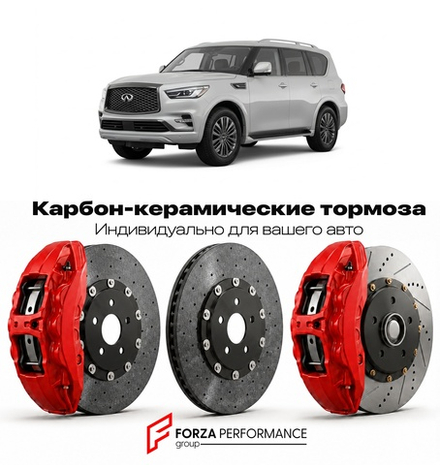 Карбон-керамическая тормозная система для Infiniti QX80 I Z62 2013-2017 Инфинити