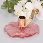 Подсвечник «Нежность» 15*12*5,8 см, Розовый