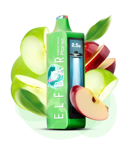 Elf Bar Planet 25000 - Double Apple (5% nic)