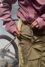 Юбка Nothomme Blue Side-Drawstring Workwear Fishtail Skirt "Khaki"