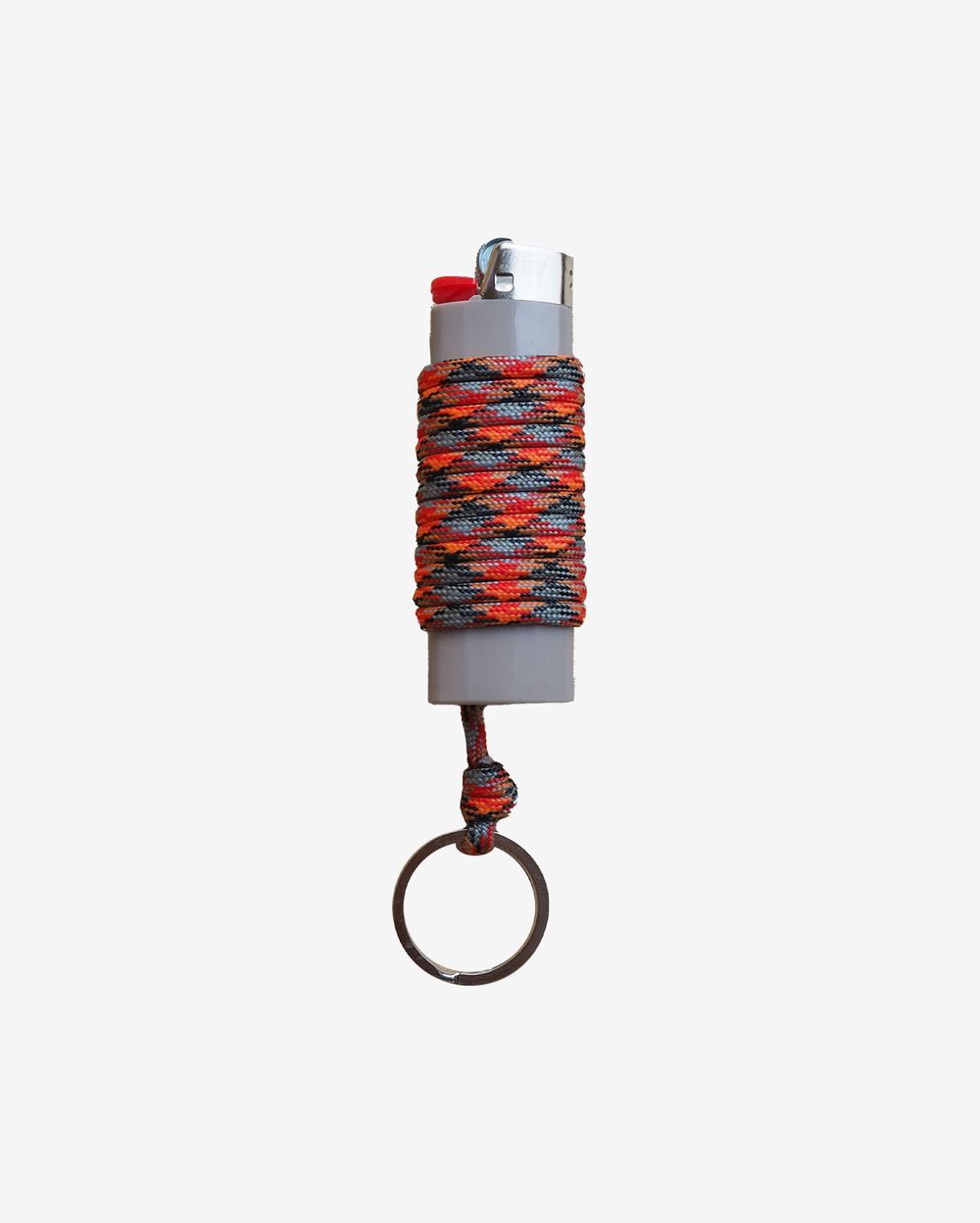 Зажигалка Ack Items серая (lava шнурок)
