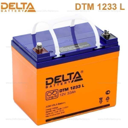 Аккумуляторная батарея Delta DTM 1233 L (12V / 33Ah)