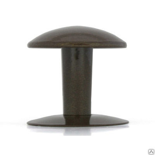 Ручка-кнопка металл Реж РДК-110 КБ  Коричневый Блеск  С4017/ 4144