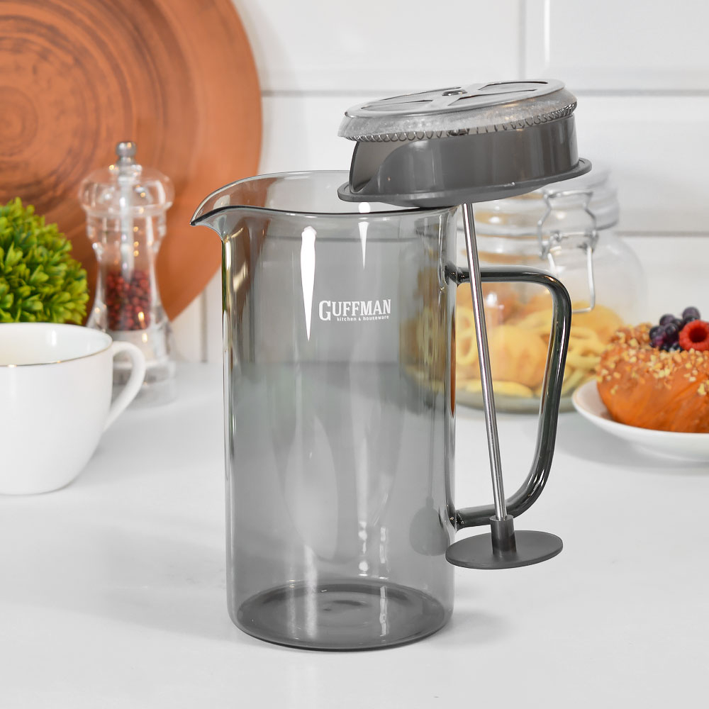 Френч-пресс 1л "Smoke Gray" F01-020LGR