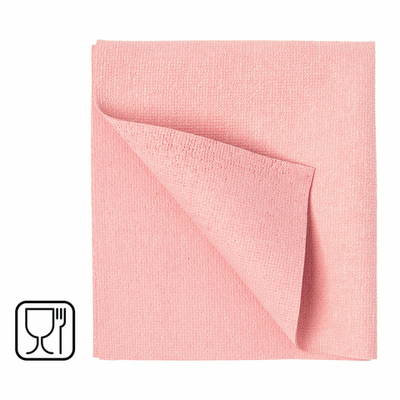 Салфетка для стекла микроволоконная ПУ 35*40 см, 245 гр/м², красная HQ Profiline /50/1