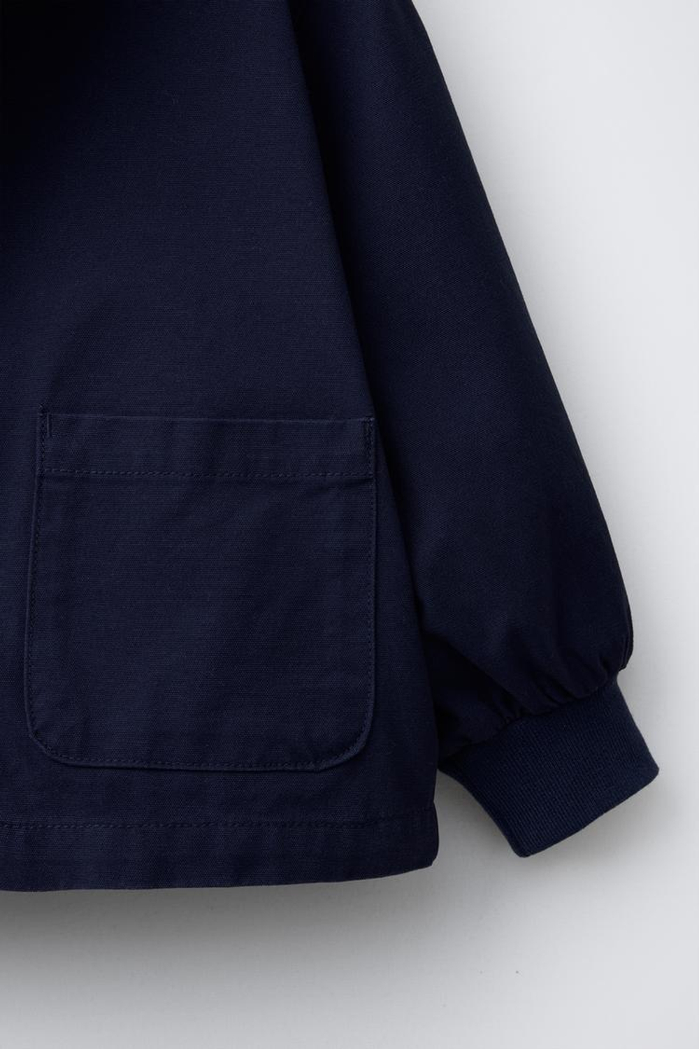 ZARA ХОЛЩОВАЯ КУРТКА, СИНИЙ