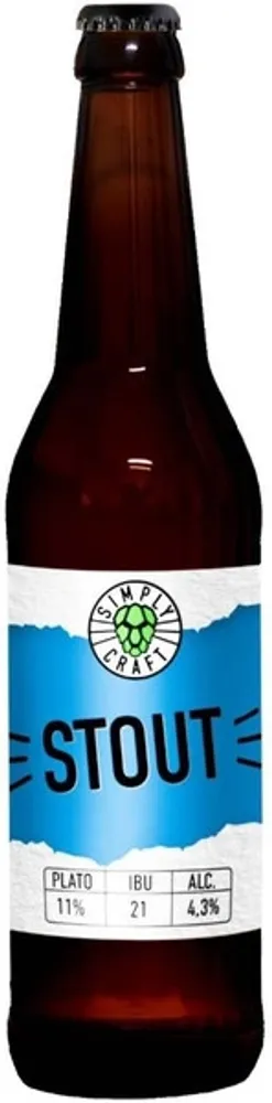 Пиво Симпли Крафт Стаут / Simply Craft Stout 0.45 - стекло