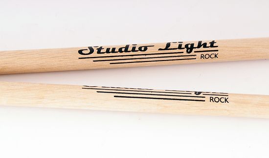 Барабанные палочки, нейлоновый наконечник, Leonty SLRockN Studio Light Rock