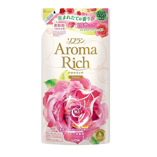 Кондиционер для белья Lion Япония Soflan Aroma Rich Diana, аромат розы, 400 мл