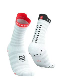 Носки Run Ultralight High v4 WHITE/FLUO RED/BLACK