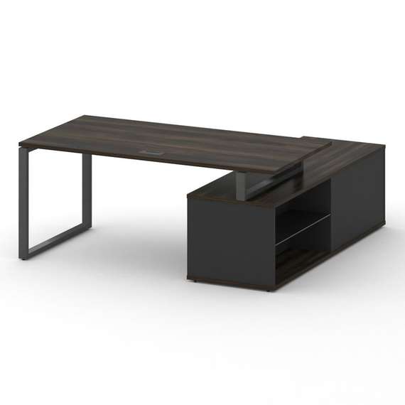 Шифт Стол руководителя с опорной греденцией , левый SK.SRG-180.P (L) 1800*1800*753