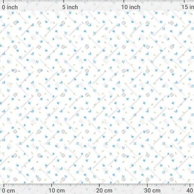 Мелкие голубые цветы. Акварельный паттерн by Anastasia Lembrik 1071 DPI