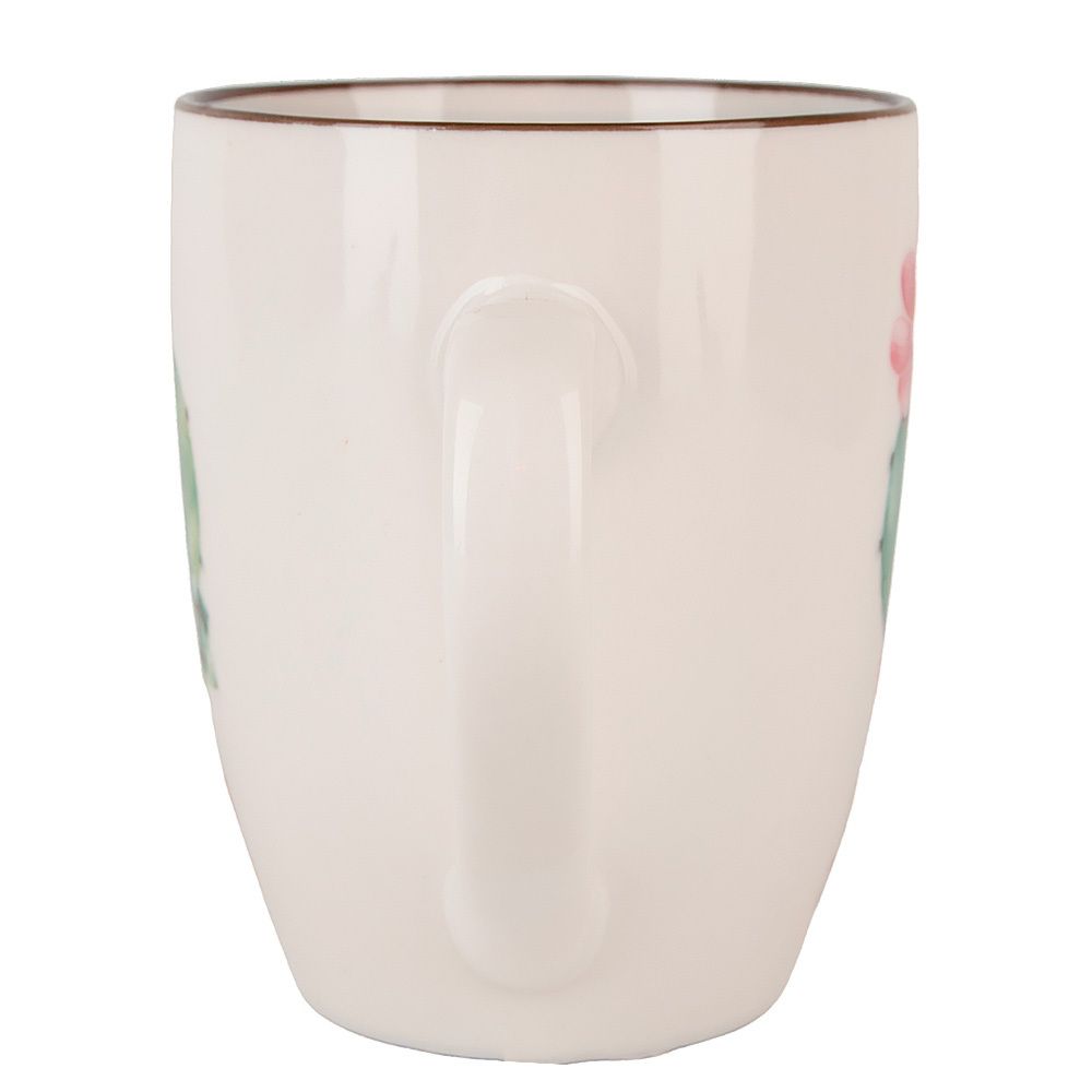 Кружка "Floristry" v=360мл (фарфор) (min12) (транспортная упаковка)