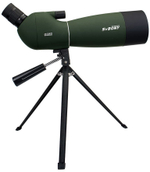 Зрительная труба SVBONY SV28 25–75x70 WP со штативом, зеленая