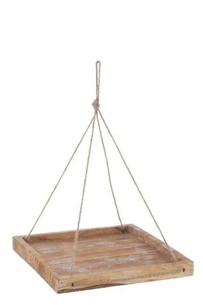 Полка подвесная "Натура" большая 45х5х45см Дерево