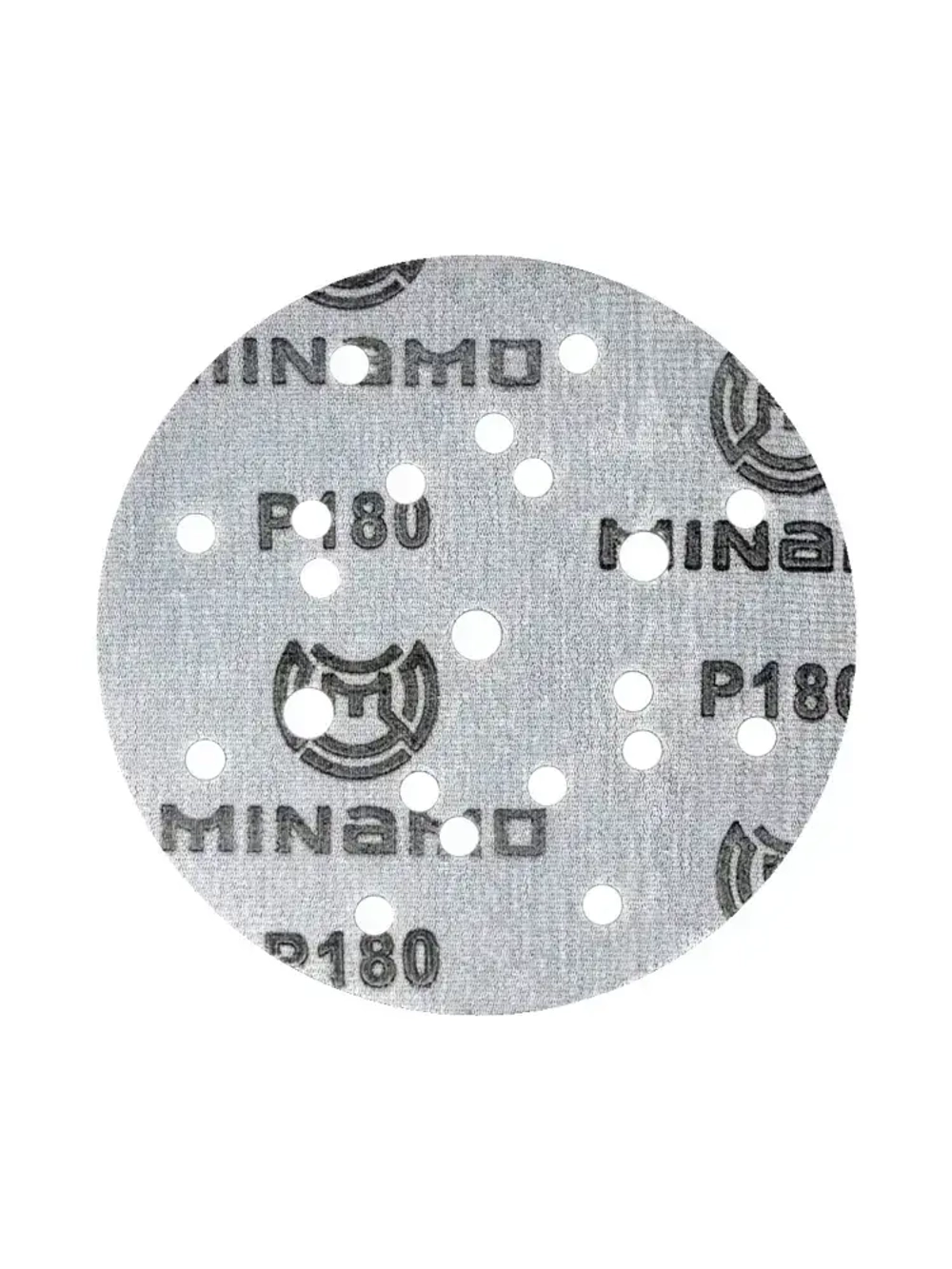 150мм P180 10шт. Шлифовальный абразивный круг для шлифовки под липучку Minamo Heavy Duty PF