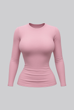 Лонгслив женский Skin Line (Pink)