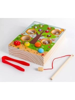 Развивающая игра Рыбалка, грибы и пчелки