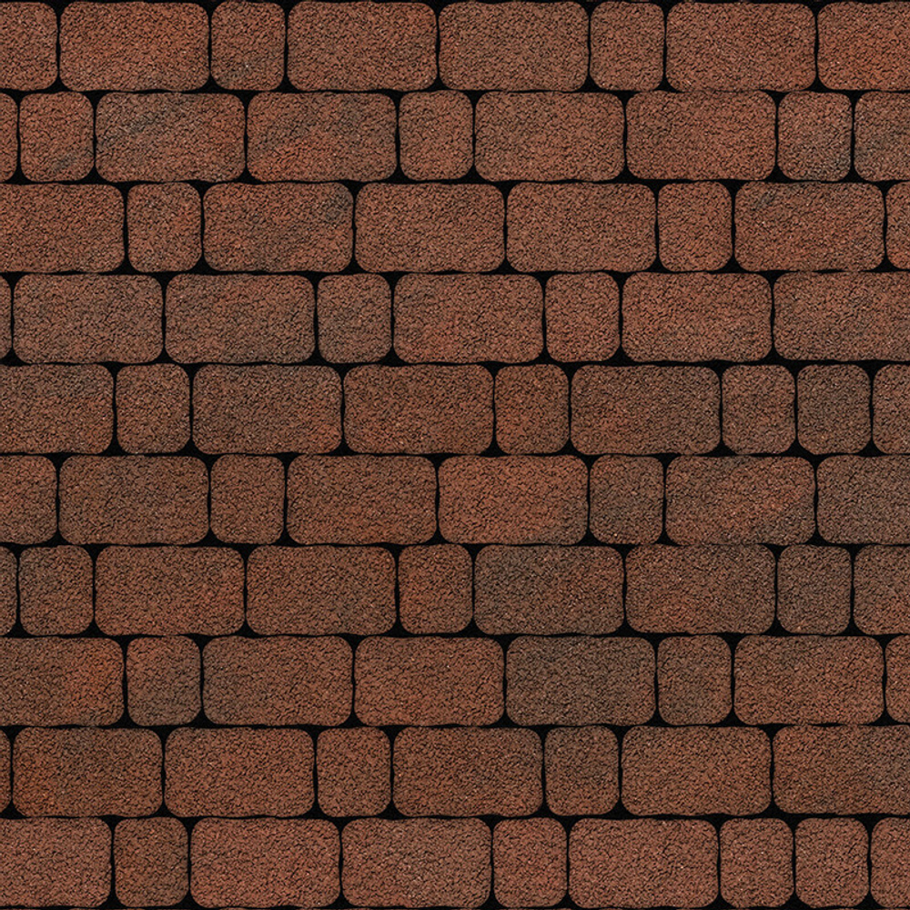 Тротуарная плитка Арена - Листопад гранит Клинкер, комплект из 2 видов плит