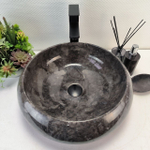 Раковина из мрамора Donut Black Medium DM-62847 45*45*15 51