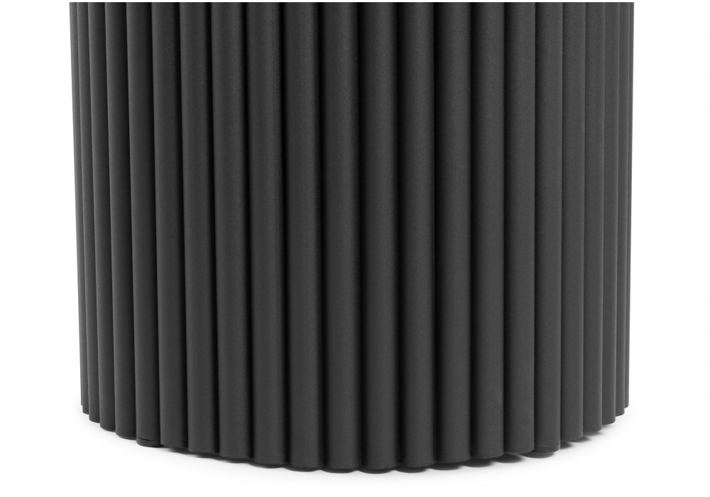 Стол деревянный Woodville Барел 110 черный, черный, ножки черные