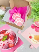 Мыло ручная работа "Лапки" 50гр.