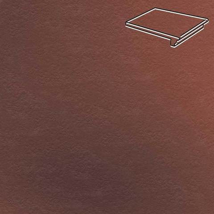 Paradyz Cloud Rosa Duro - Ступень простая с капиносом структурная 330x300x11