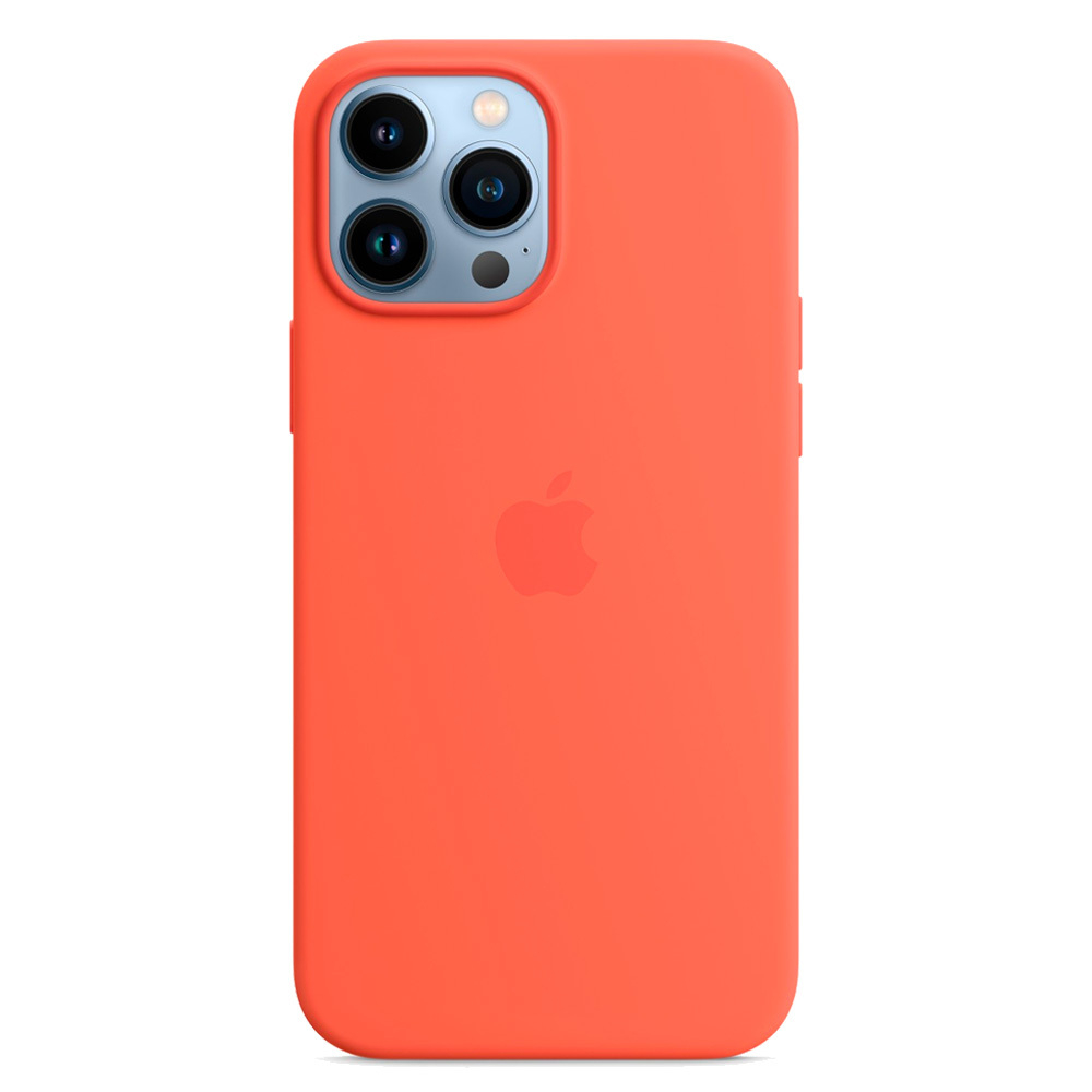 Силиконовый чехол с поддержкой MagSafe Apple Silicone Case для iPhone 13 Pro, Nectarine (Спелый нектарин)