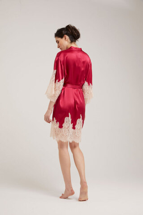Халат Vivis Lauren berry-bullet малиновый