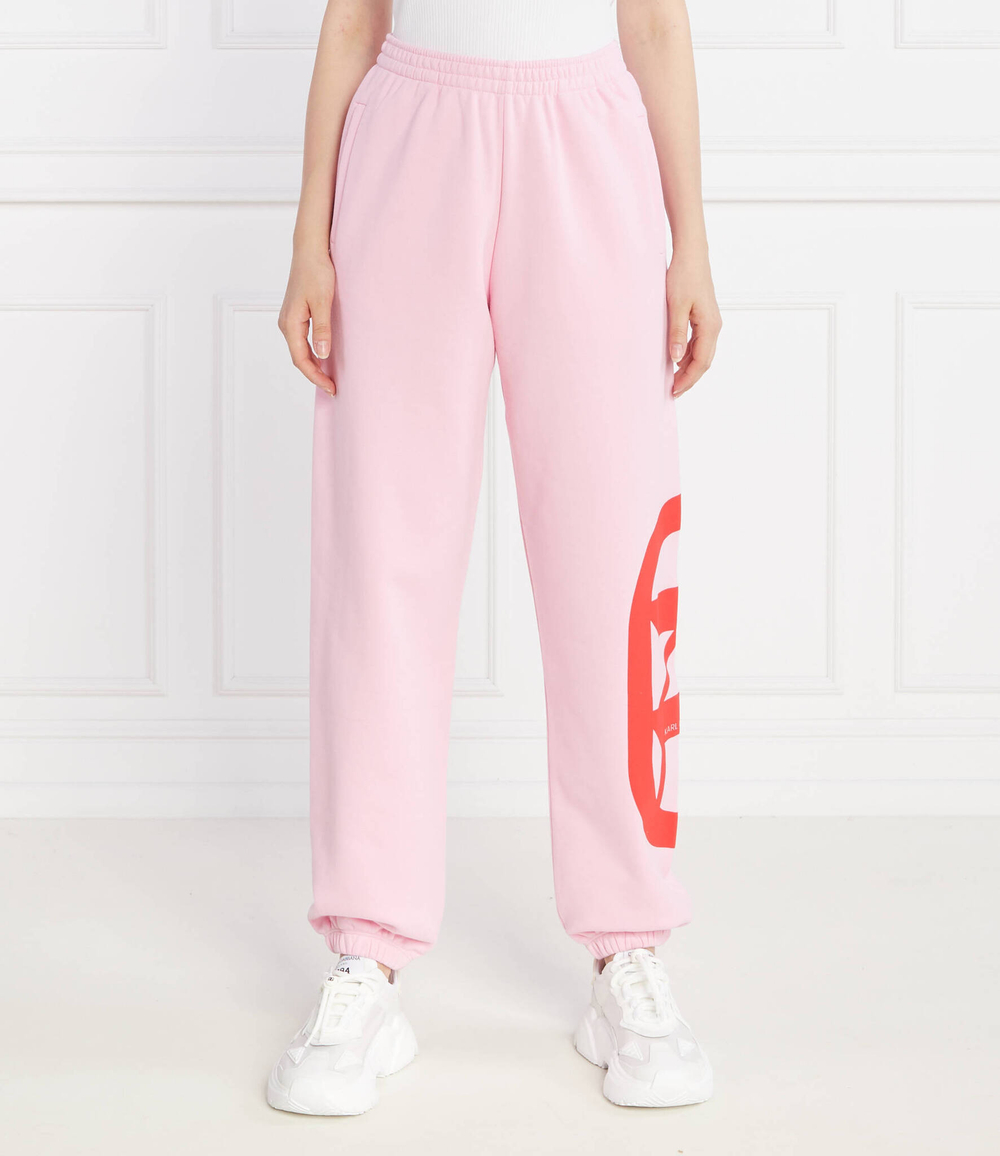 Спортивные штаны kl logo Karl Lagerfeld - розовый(235W1051)