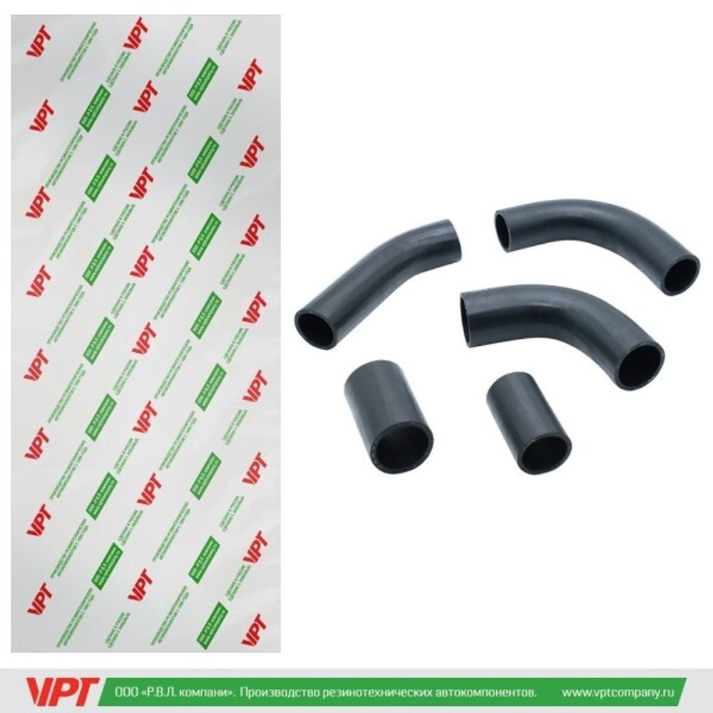 Патрубок радиат. /УАЗ 421/ (100 л.с.) 5 шт (VPT)