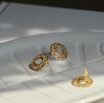 Серьги Sakartvelos Mze, позолота