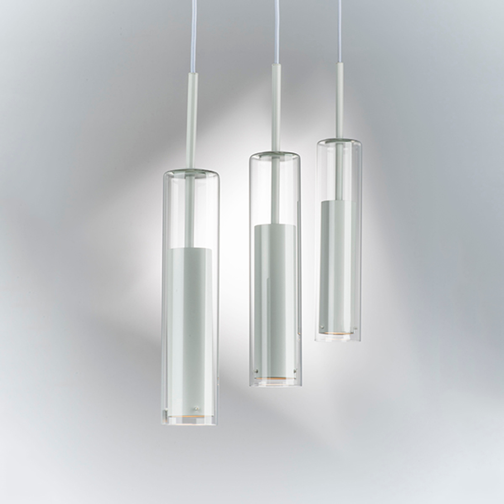 756016 Люстра CILINO 1х40W GU10 БЕЛЫЙ МАТОВЫЙ