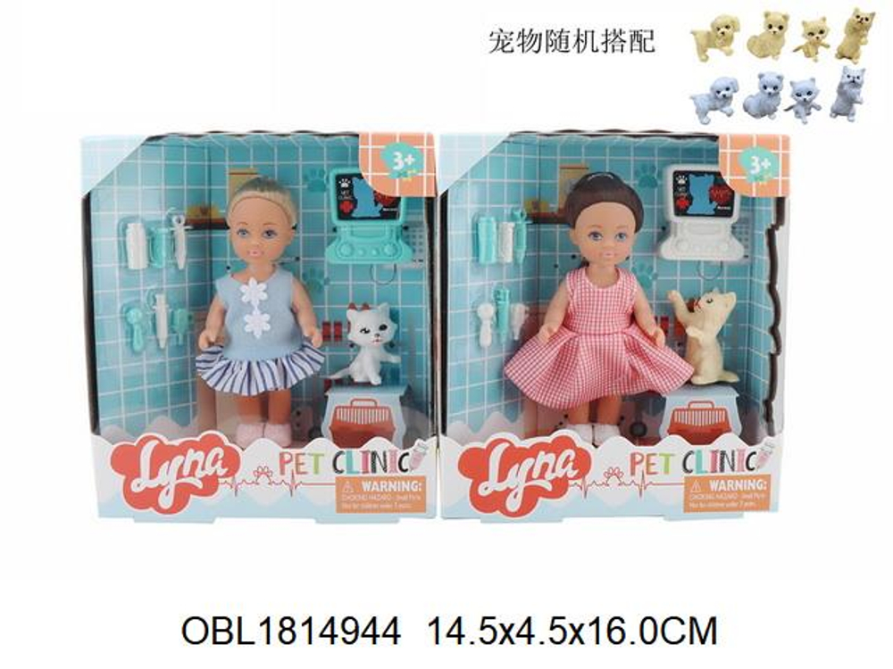 Кукла тип модница с аксесс. коробка 4612