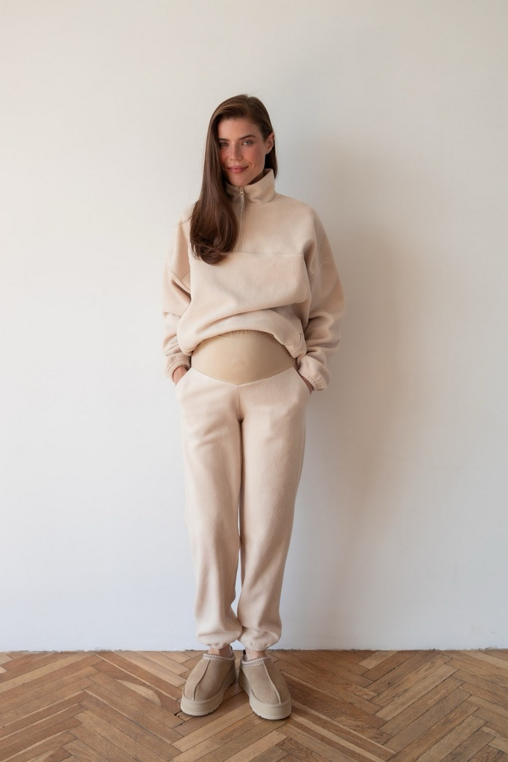 Брюки Арктика для беременных, Латте